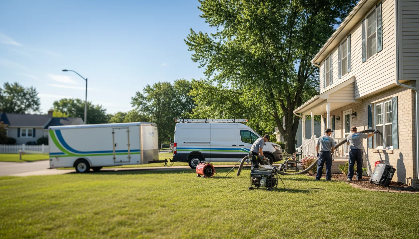 Flooded Basement Restoration And Cleanup With Repair in Lacota, MI near me